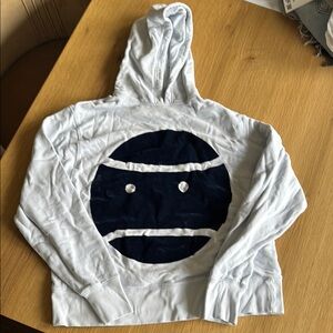 Light Blue Tory Sport Little Grumps tennis Hoodie size small